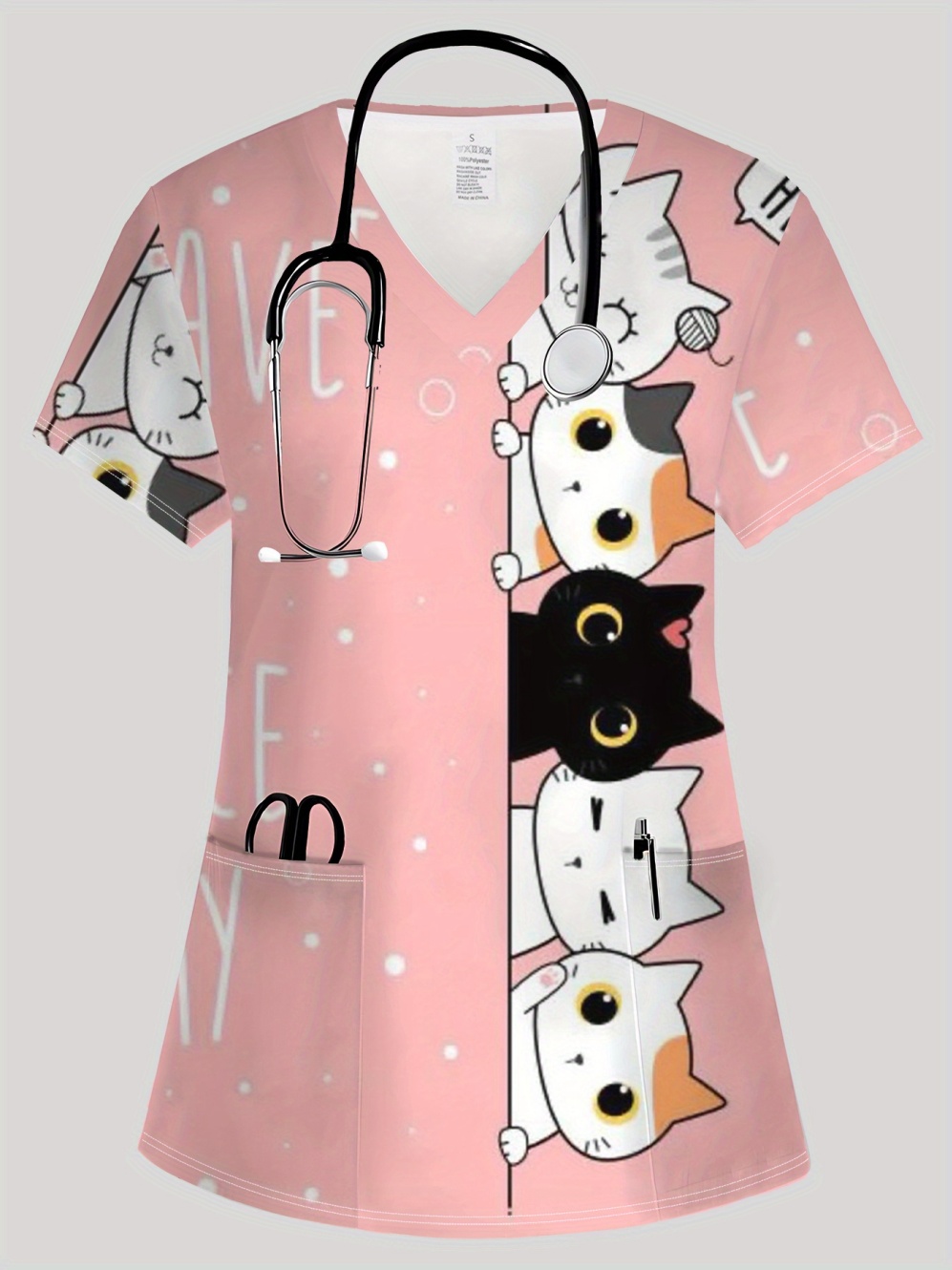 Vet Tech Accessories - زي طبي نسائي صيفي جديد بتصميم