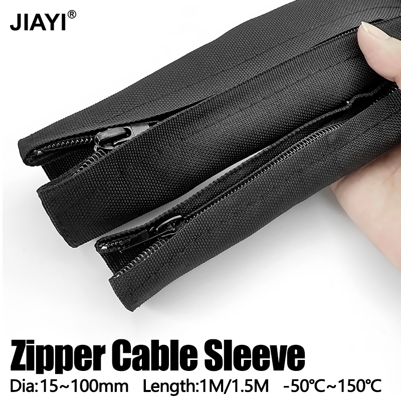 Cable Sleeve Neoprene - غطاء كابلات بسحاب، مرن لإدارة وحماية
