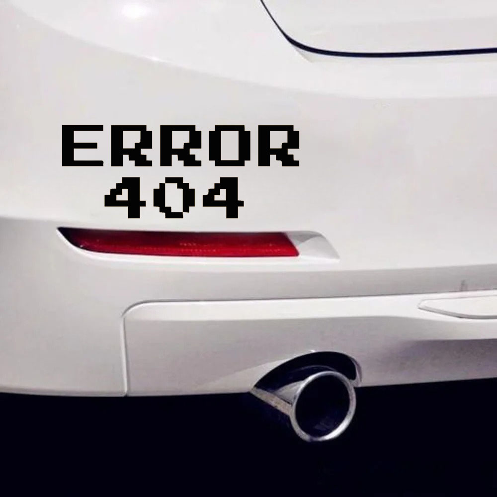 Tech Accessories For Laptop - ملصق سيارة بتصميم خط بيكسل Error