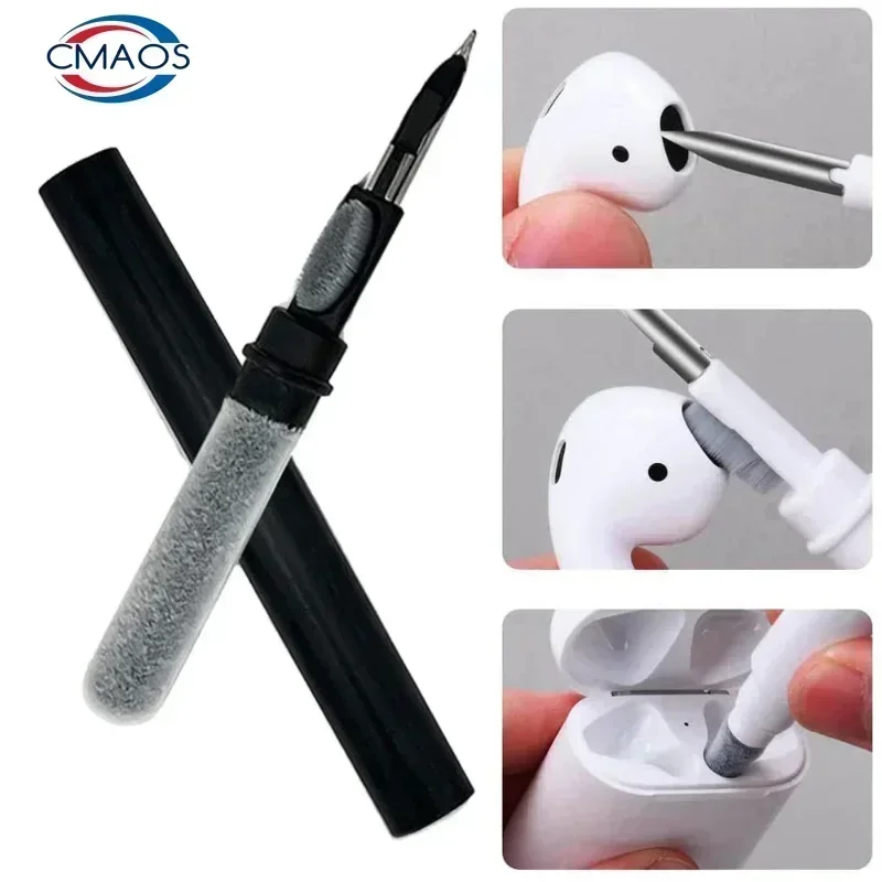 Power Bank Wireless - مجموعة أدوات تنظيف مزدوجة الرأس لسماعات