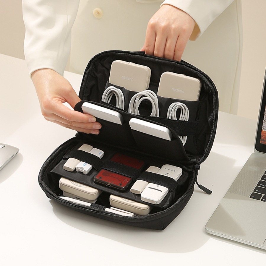 Tech Accessories To Gift - منظم أسلاك محمول للسفر، حافظة تخزين