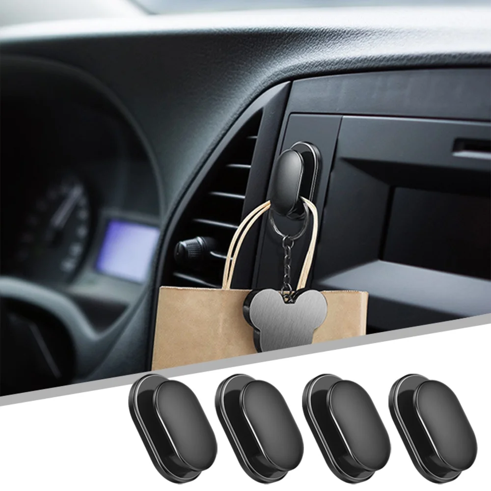 Tech Car Accessories - خطافات صغيرة للسيارة لتخزين الأغراض الداخلية،