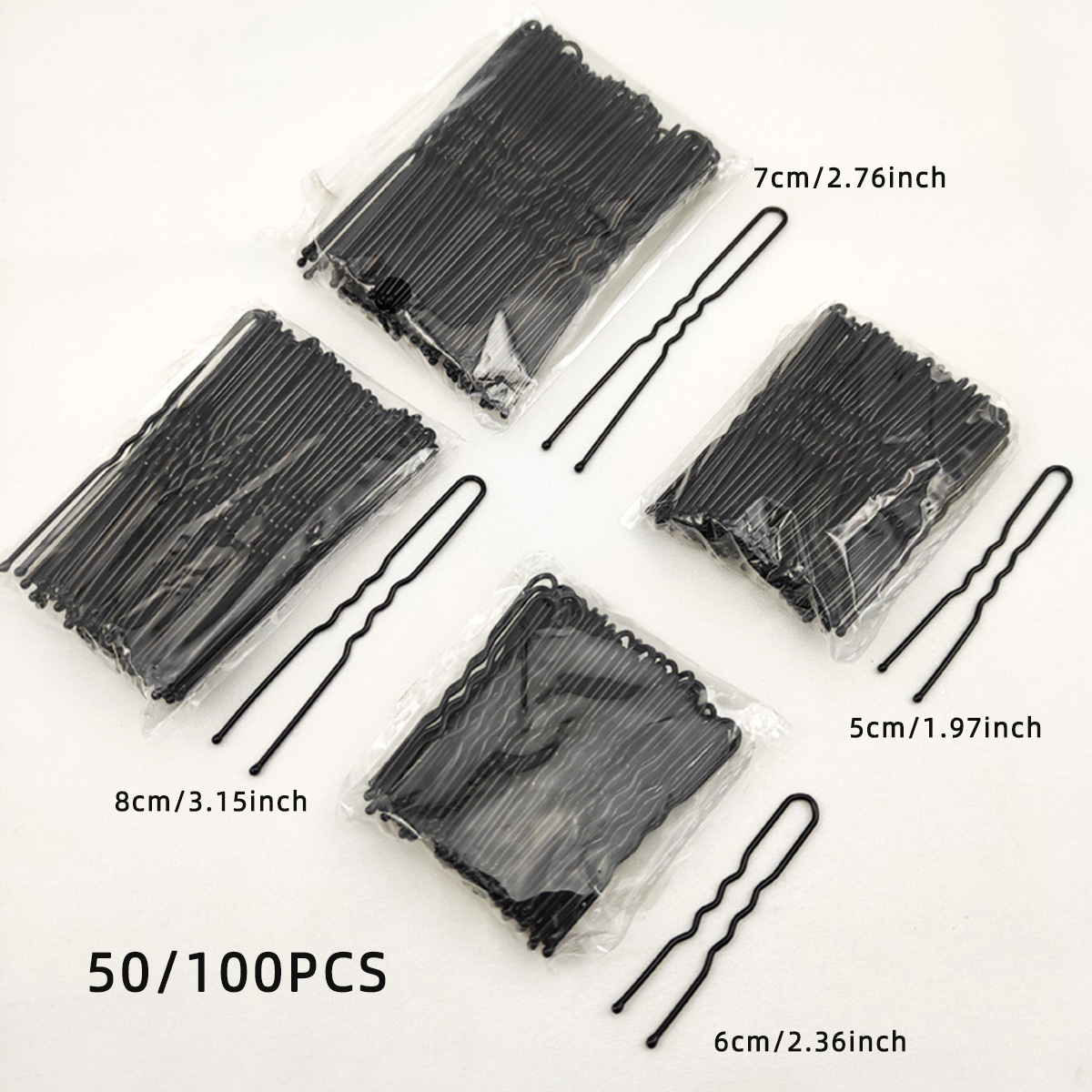 50/100 قطعة النساء 5/6/7/8 سنت - مراجعة Tech Hair Accessories وسعره