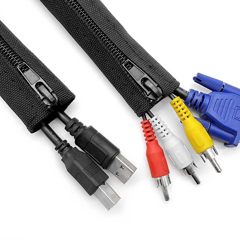 غطاء كابلات بسحاب، مرن لإدارة  - مراجعة Cable Sleeve Neoprene وسعره