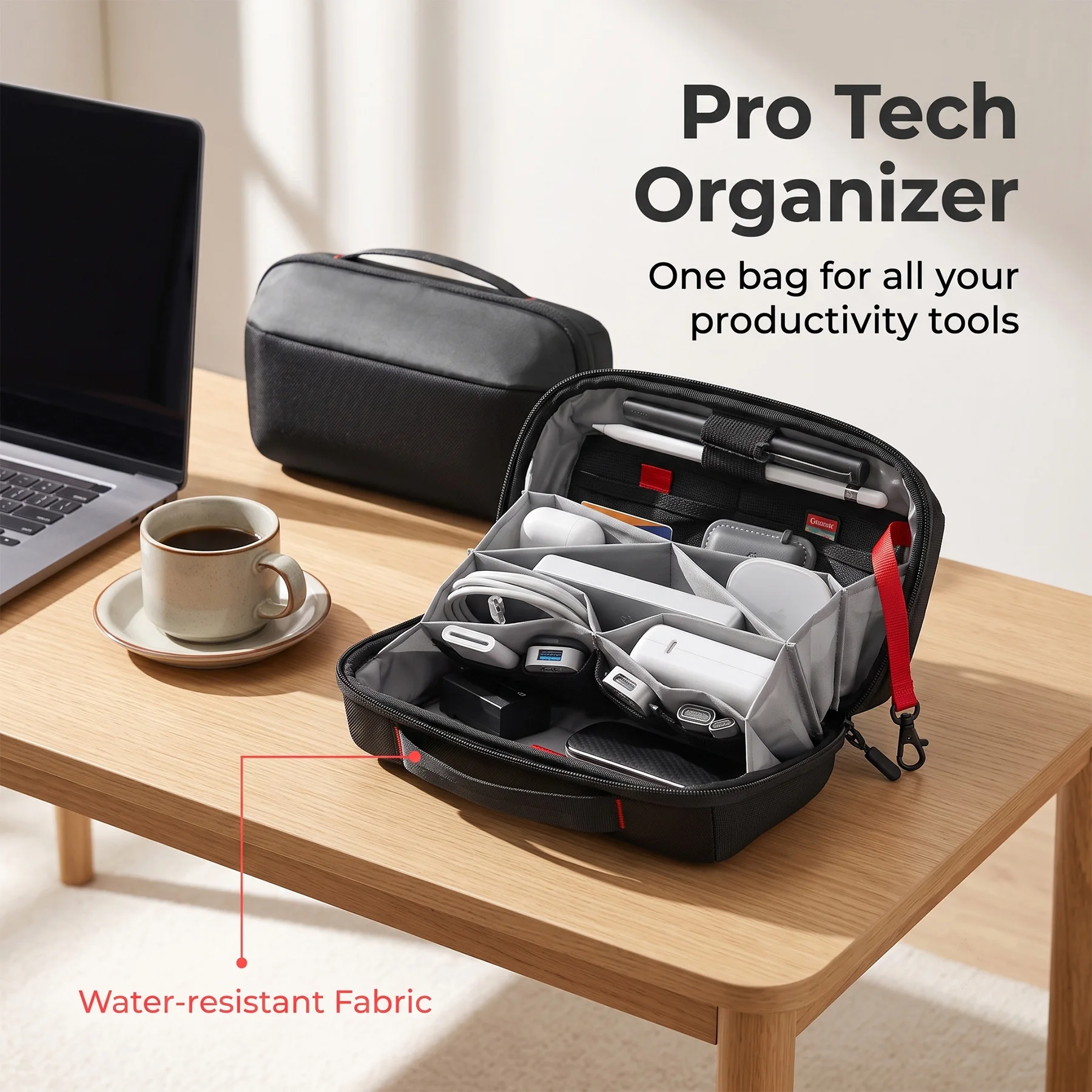 حقيبة تنظيم أدوات السفر، حافظة - مراجعة Tech Accessories Shop وسعره