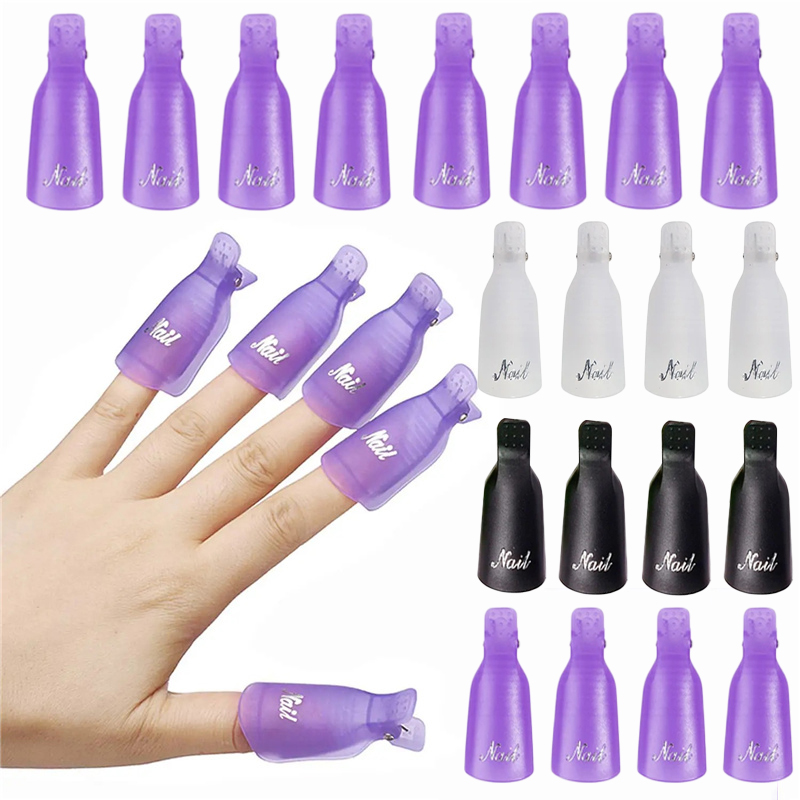 10 قطع من مشابك إزالة طلاء الأ - مراجعة Nail Tech Accessories وسعره