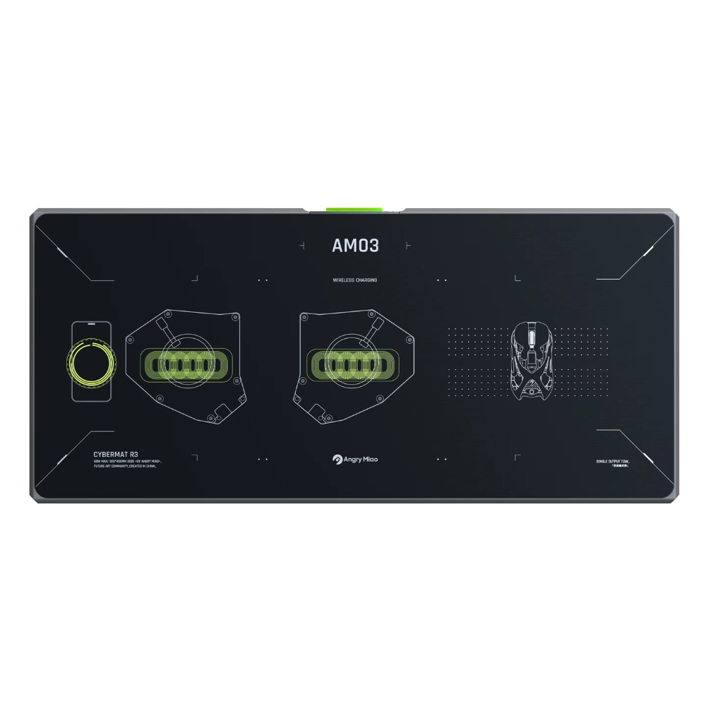 لوحة ماوس ANGRYMIAO CYBERMAT R - مراجعة Mouse Charging Pad وسعره
