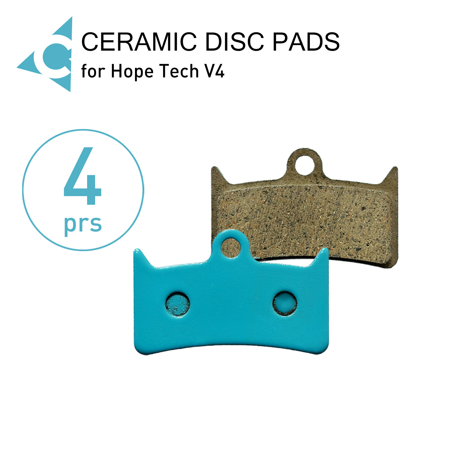 4 أزواج من وسادات الفرامل السي - مراجعة Tech Bike Accessories وسعره